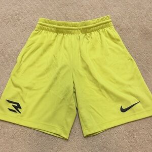 Nike Bright Yellow Athletic Shorts‎